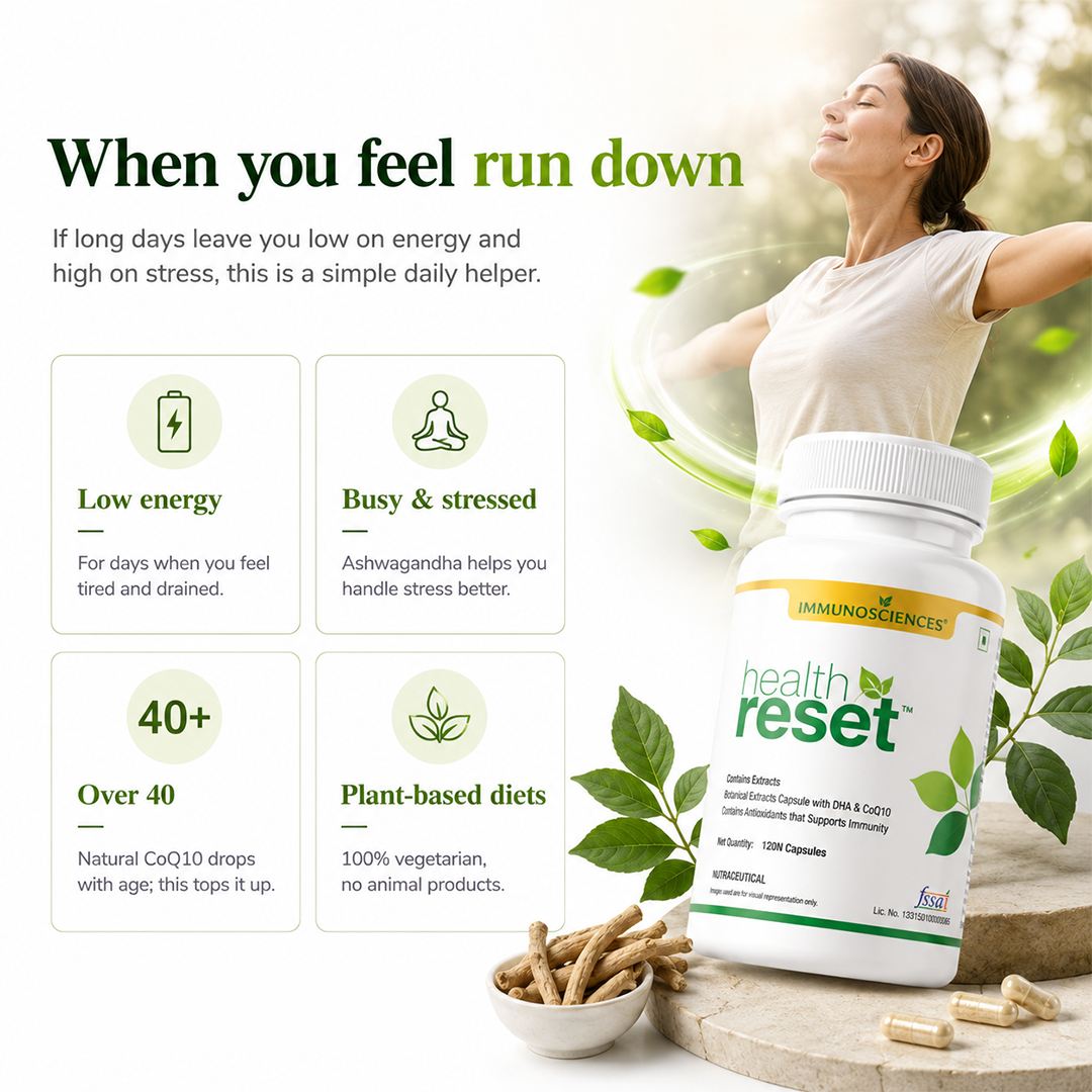 Health Reset – Advanced Detox &amp; Cellular Health Support Supplement – 60 Capsules