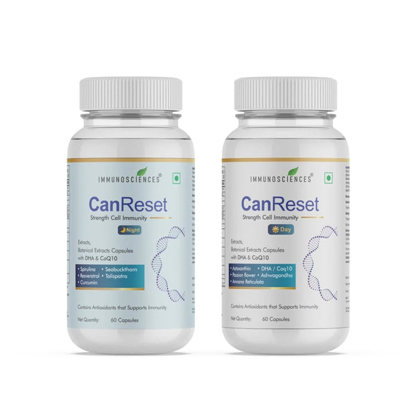 Can Reset Clinical Cellular Support Formula | Advanced Plant-Based Supplement with Botanical Extracts, DHA & CoQ10 for Cellular Protection, Immune Wellness, Oxidative Stress Management & Daily Health | 120 Capsules