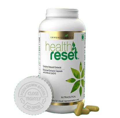 Health Reset – Advanced Detox &amp; Cellular Health Support Supplement – 60 Capsules